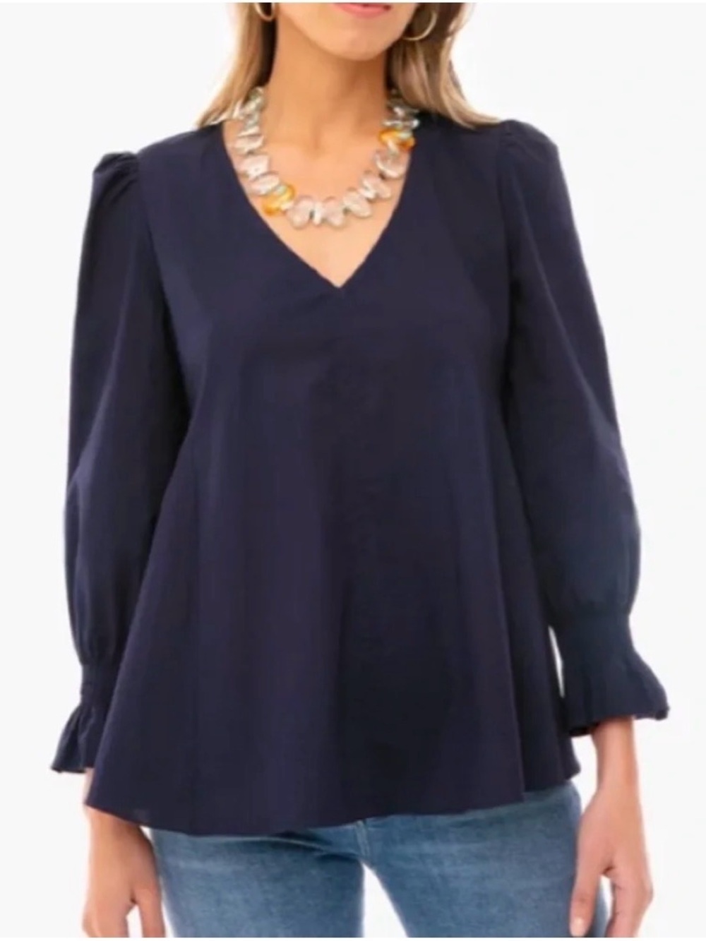 Tuckernuck POMANDER PLACE Navy Easton Blouse